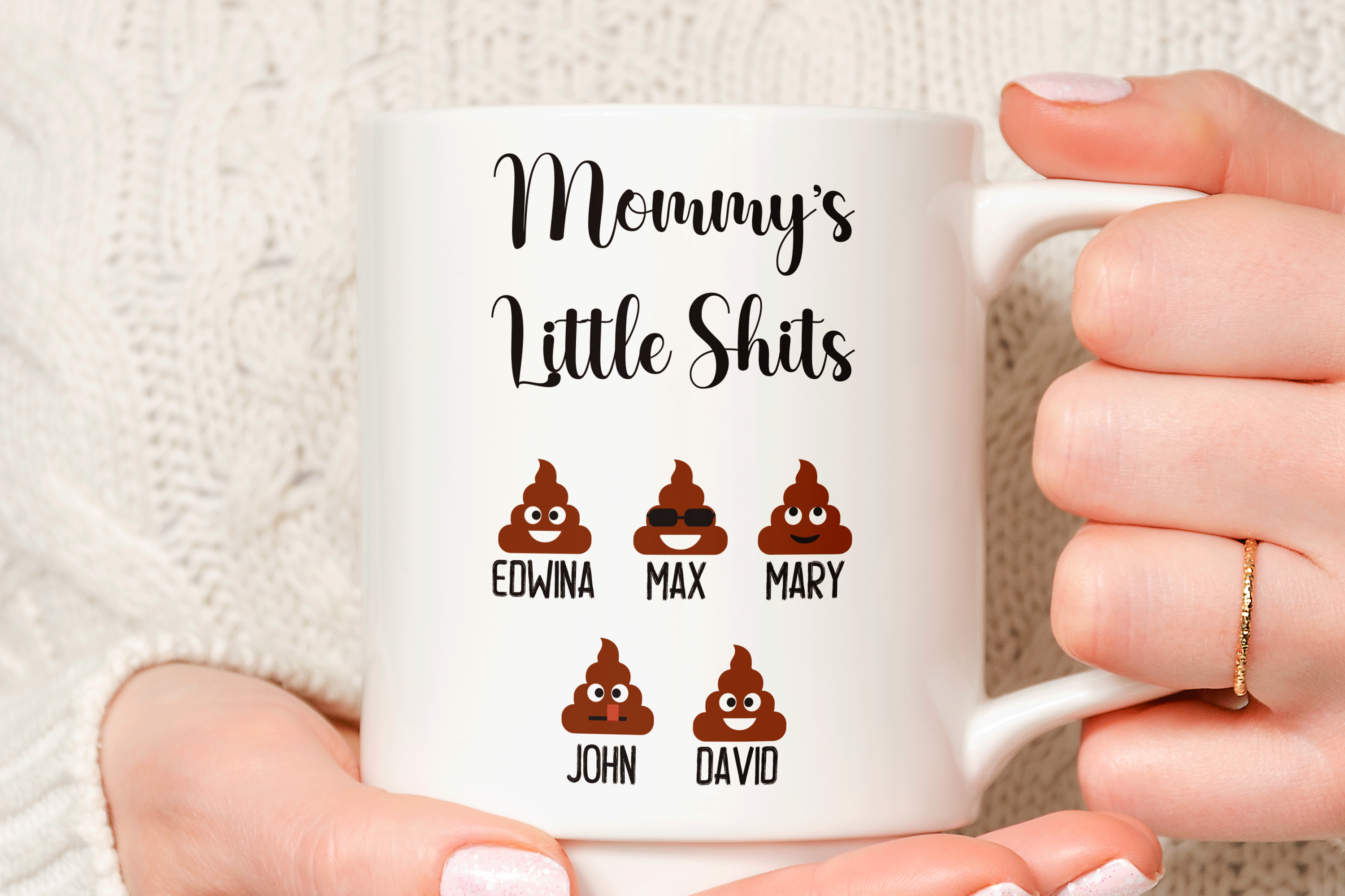 Mommy's little shits coffee mug, funny mom mug, moms little shits –  Factory21 Store